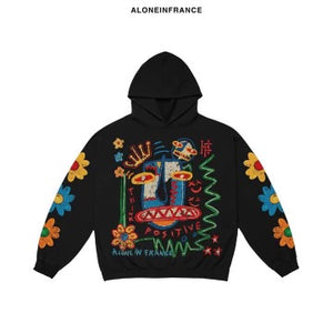 Highflix x Alone In France - World Tour Hoodie