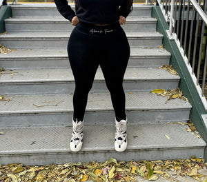 "Women's" Premium Black Leggings