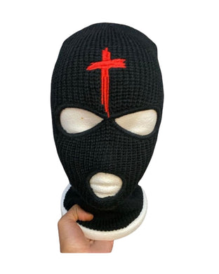 Cross Logo Ski Mask